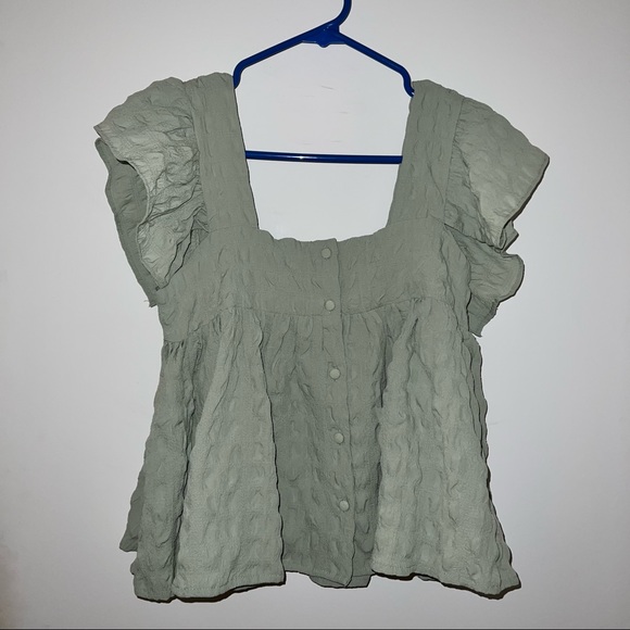 ASOS design ruffle top - Picture 2 of 3
